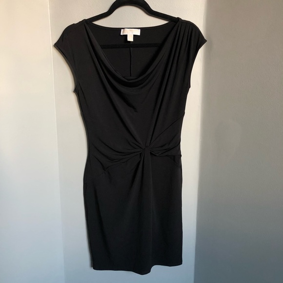 Michael Kors Cinched Waist Black Dress - Picture 5 of 8